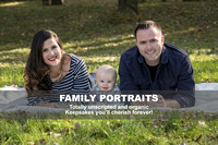 Family Portraits With Text Centered