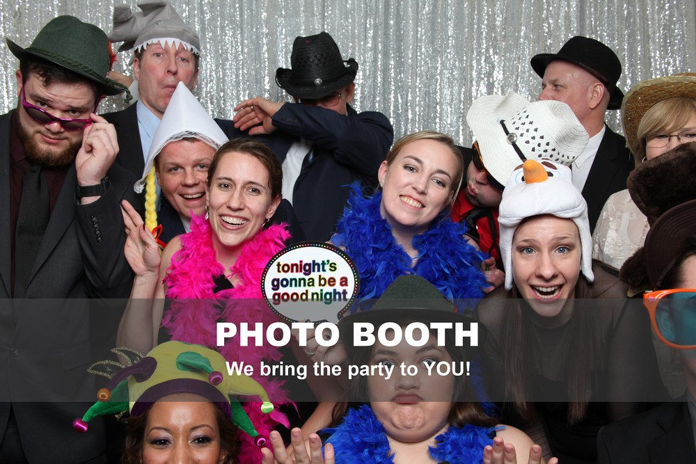 Photo Booth With Text centered